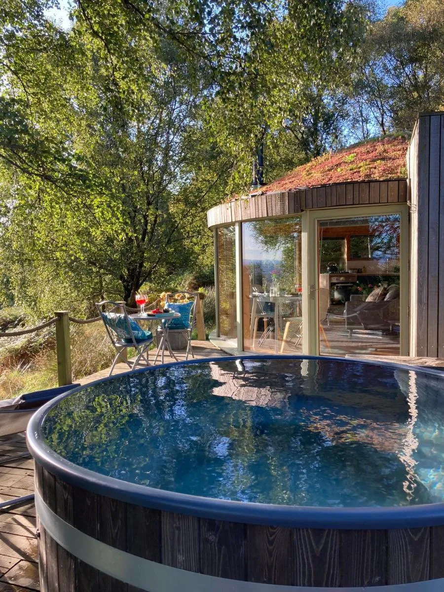 Image 3 of Craigmaddie Muir Roundhouse with Hot Tub Romantic, Luxury, Rural Stay for 2 Near Milngavie