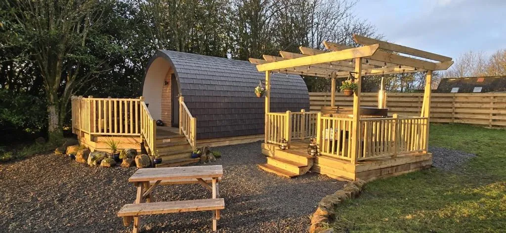 Image of Campsie Luxury Pods with hot tub