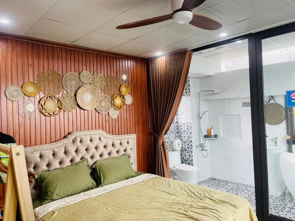 Image of N&D Happy House- Studio Apartment – Phong tieu chuan khach san, bep nau va nha ve sinh trong khuon vien