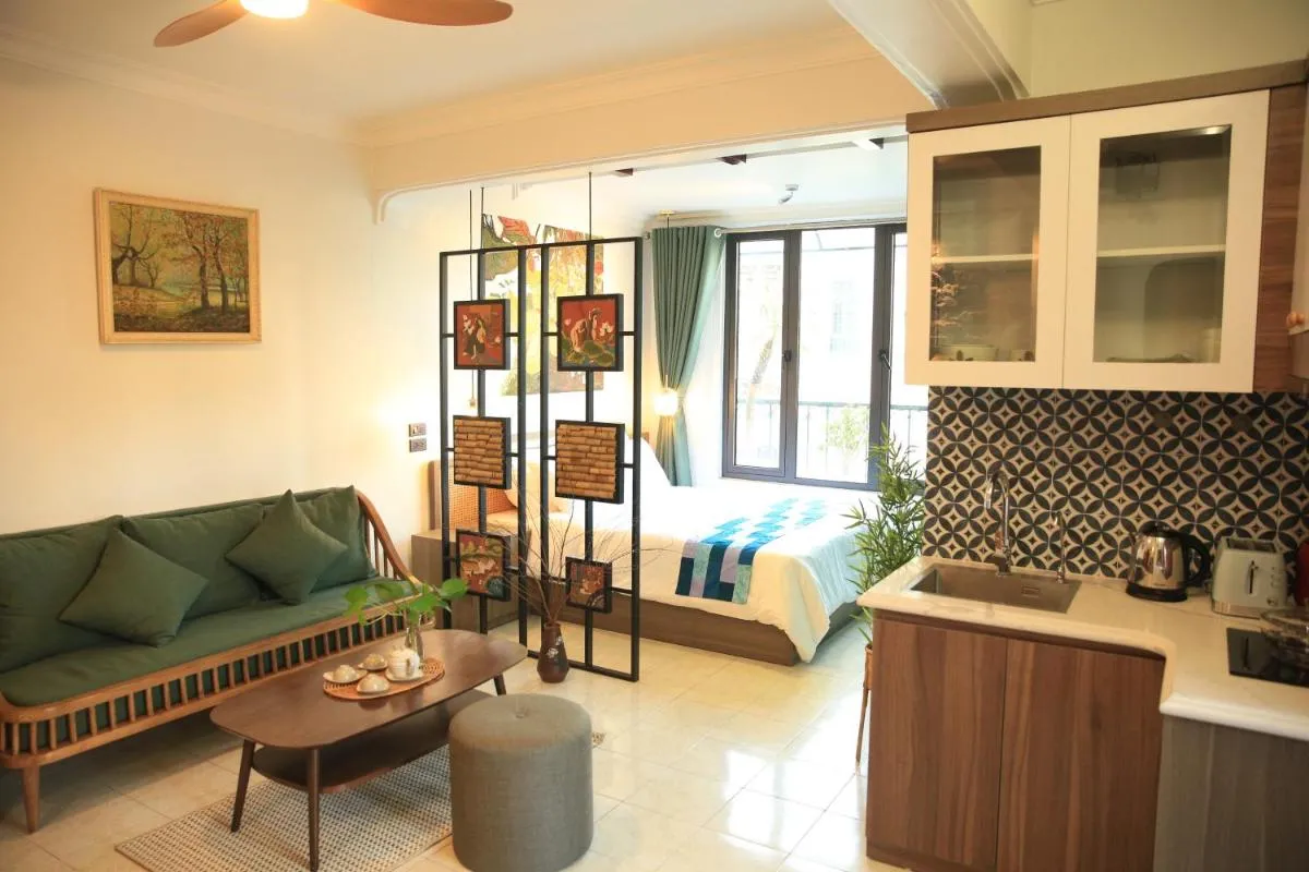Image 3 of Zeit Home 304, trung tâm Phố Cổ Hà Nội, view Con đường Gốm Sứ, 2 Phòng Ngủ / Free Wifi