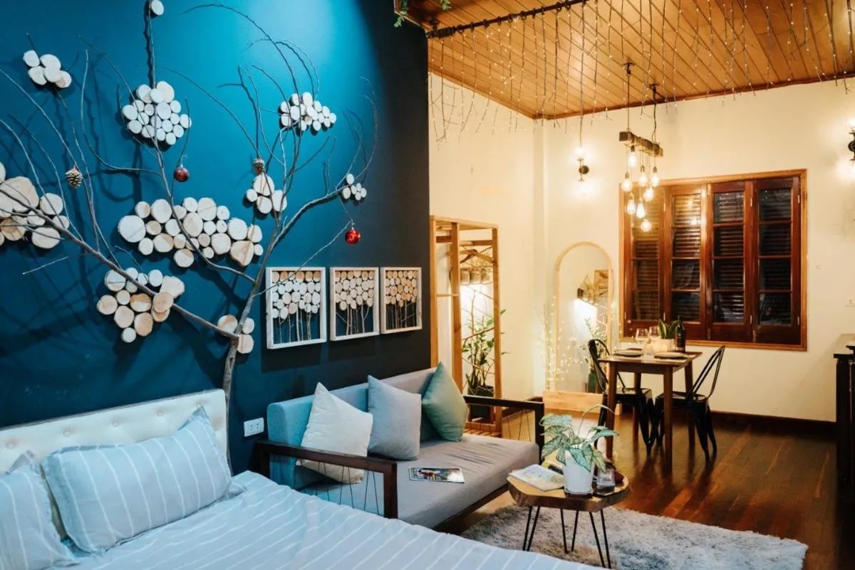 Image 1 of AnHouse – WOODEN APARTMENT, NETFLIX, BRIGHT BALCONY