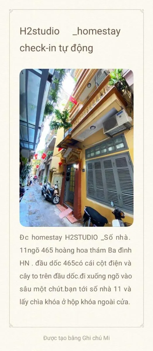 Image 5 of H2STUDIO Homestay Check-in Tự Động Room 201