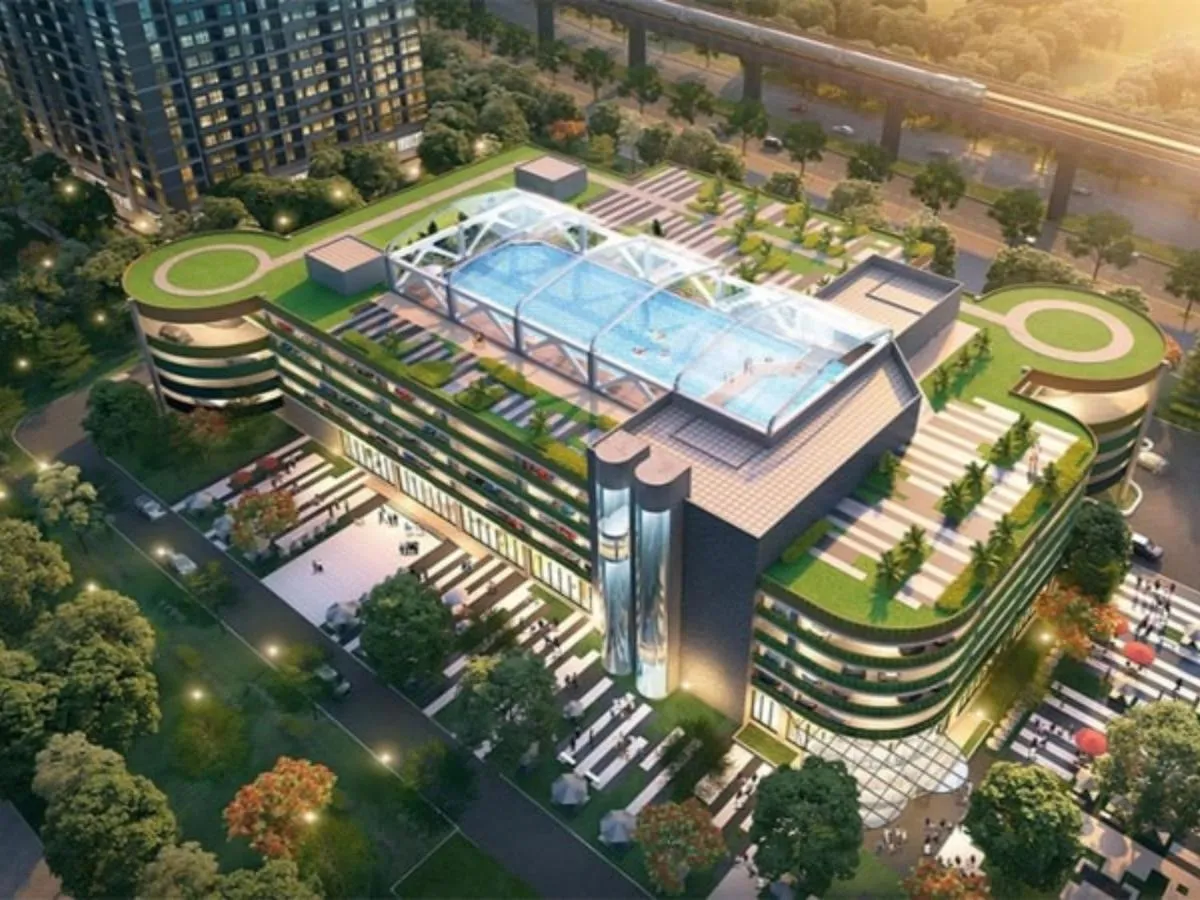 Image 1 of Nice&New Attic 1BR Apartment,closely to Parking ares, Seasalt Ocean, Freshwater Ocean of Hanoi city in Vinhomes Ocean Park