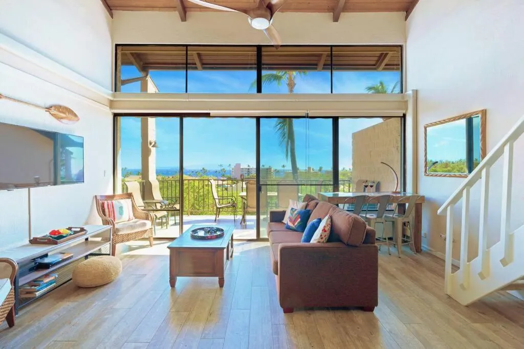 Image of 3BR Penthouse- ocean views, lanais, ACs, hot tub, pool, sauna, steps to beach