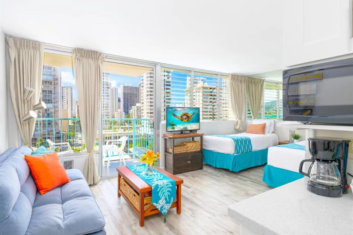 Image of Cozy Waikiki Studio at Aqua Aloha Surf