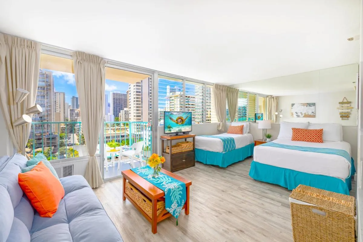 Image 1 of Cozy Waikiki Studio at Aqua Aloha Surf