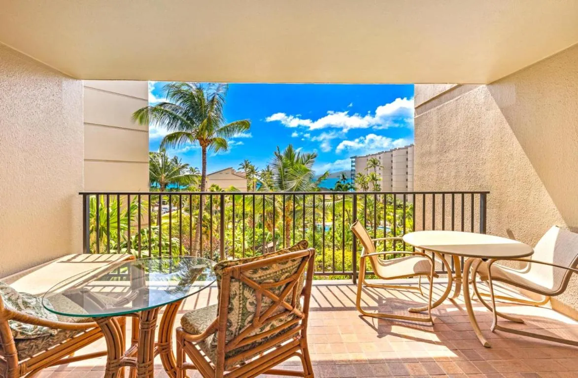 Image of KBM Resorts: Kaanapali Shores KS-535 Ocean View Steps to Pool and Beach Includes Rental Car
