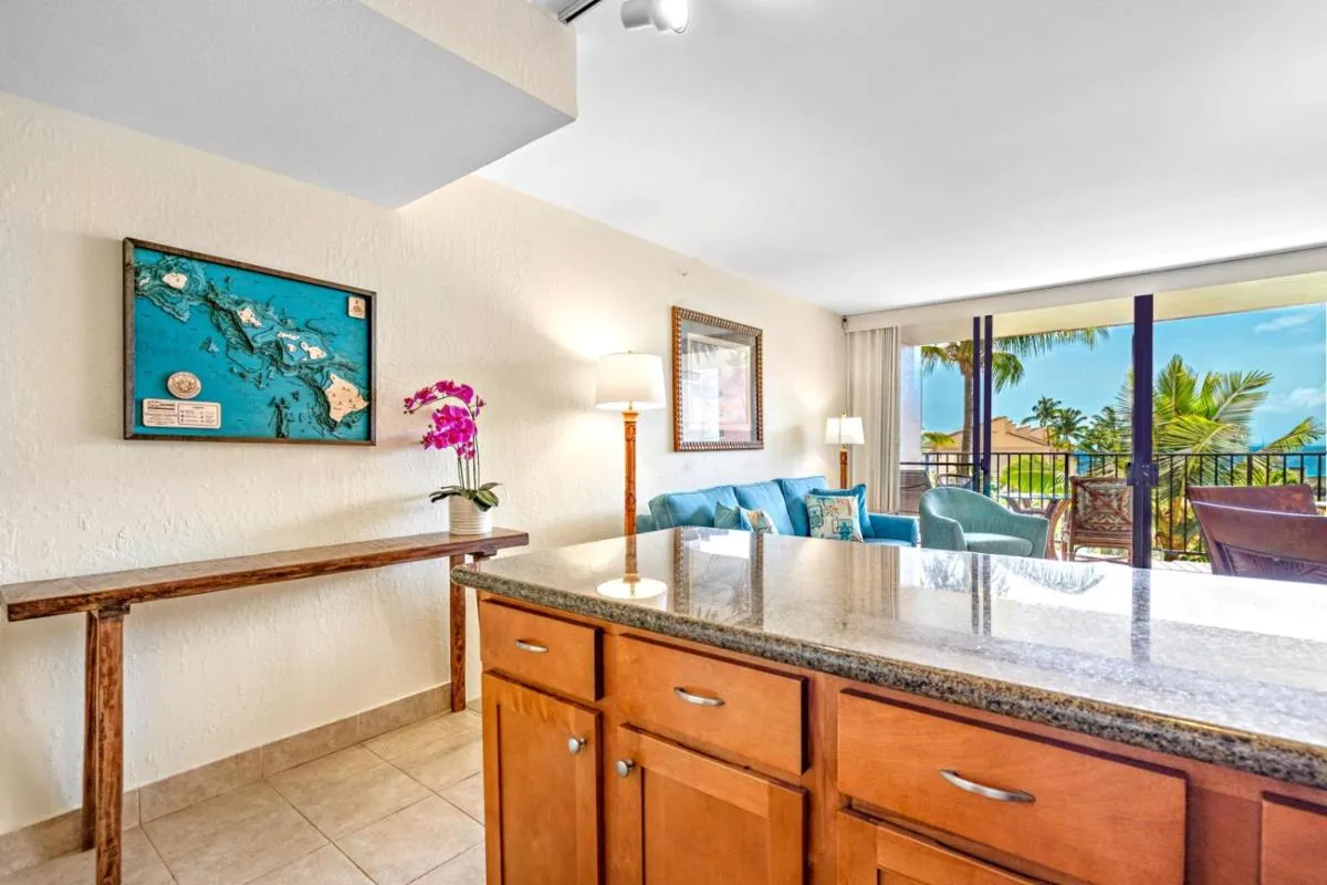 Image 2 of KBM Resorts: Kaanapali Shores KS-535 Ocean View Steps to Pool and Beach Includes Rental Car