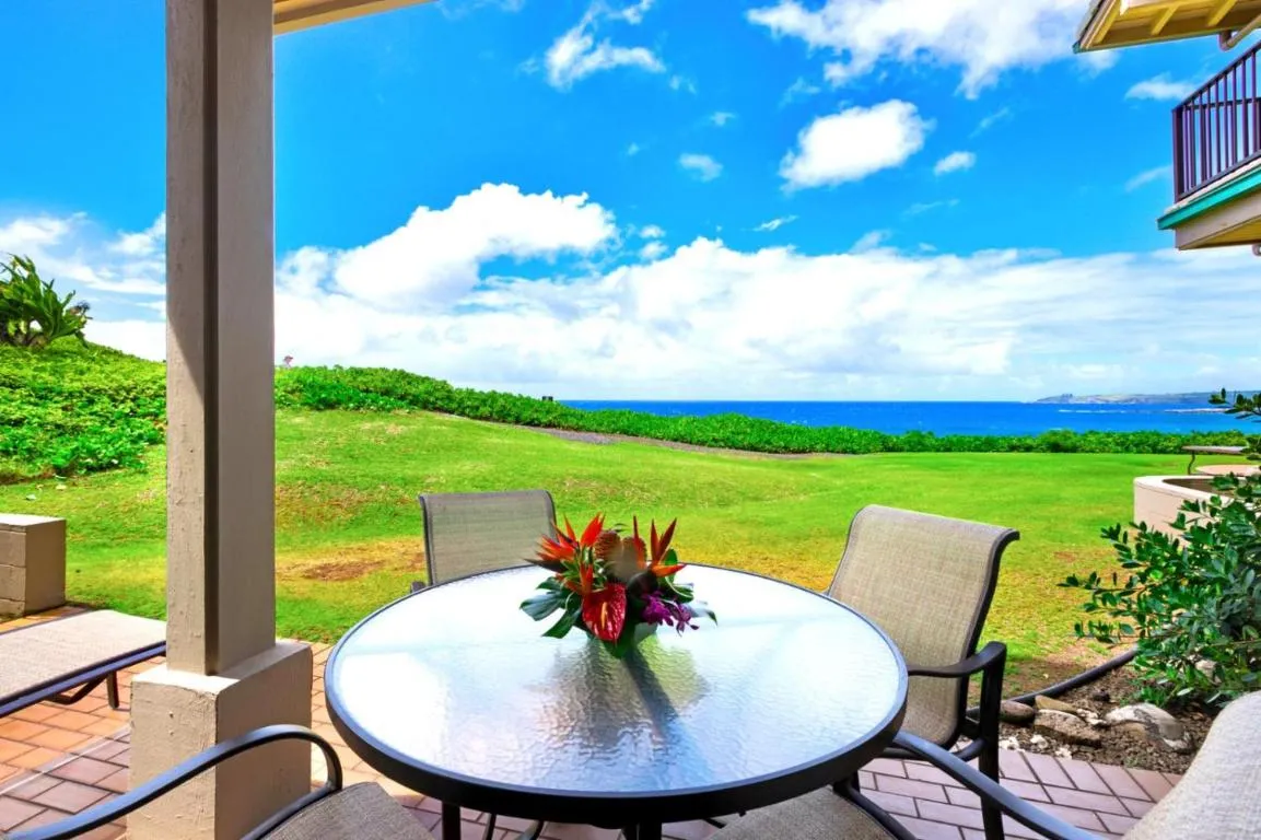 Image of KBM Resorts: Kapalua Bay Villa KBV-30G2 Ocean Front Amazing Views Includes Rental Car