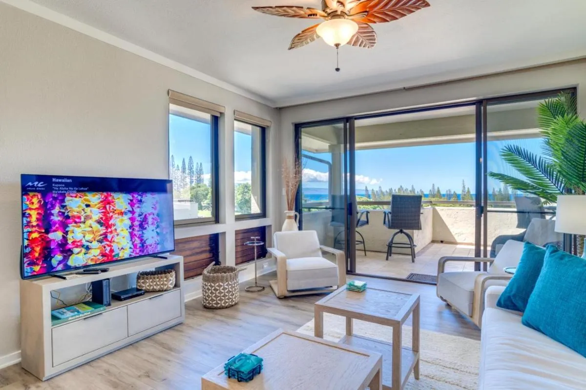 Image 4 of KBM Resorts: Kapalua Golf Villa KGV-17T5 NEW AC Remodeled Ocean View Includes Rental Car
