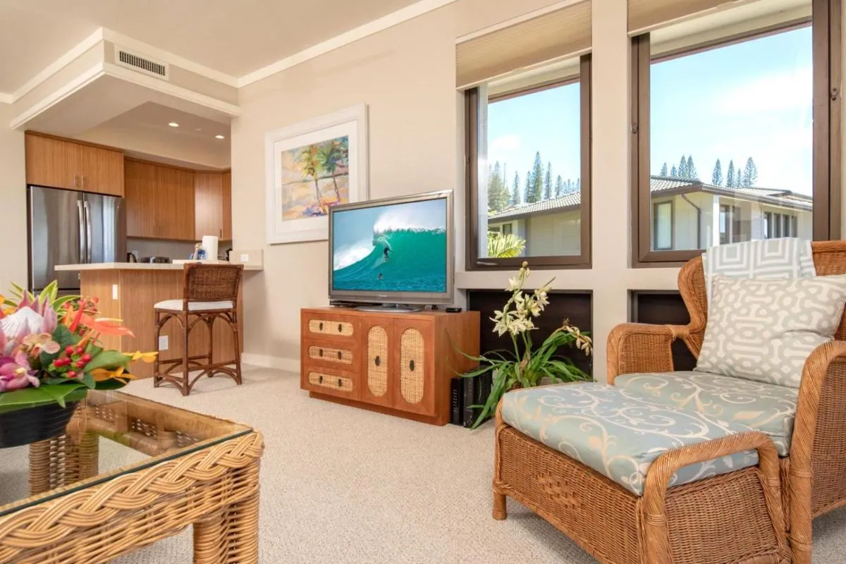 Image 4 of KBM Resorts: Kapalua Golf Villa KGV-19T1 Remodeled with Ocean Views Includes Rental Car