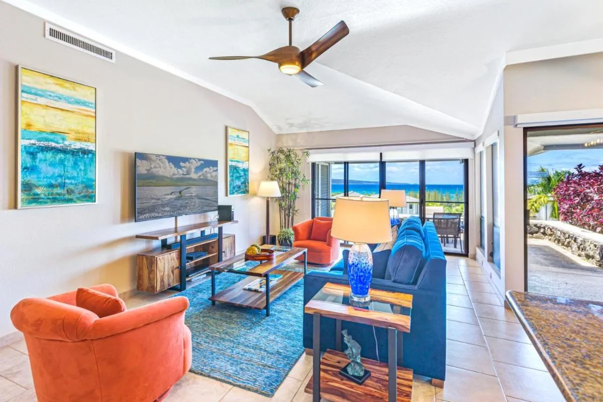 Image 4 of KBM Resorts: Kapalua Golf Villa KGV-24P2 Remodeled Ocean View Includes Rental Car