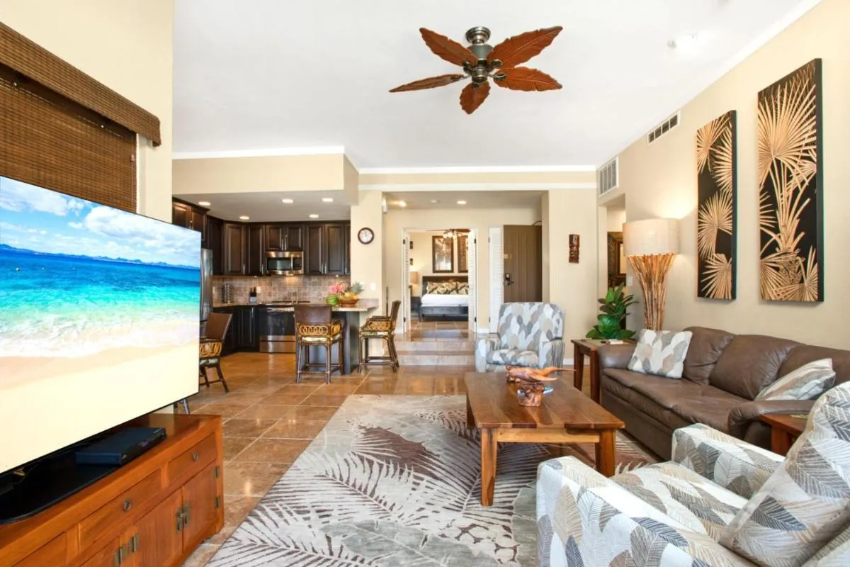 Image 4 of KBM Resorts: Kapalua Golf Villa KGV-25P6 Remodeled with Ocean Views Includes Rental Car