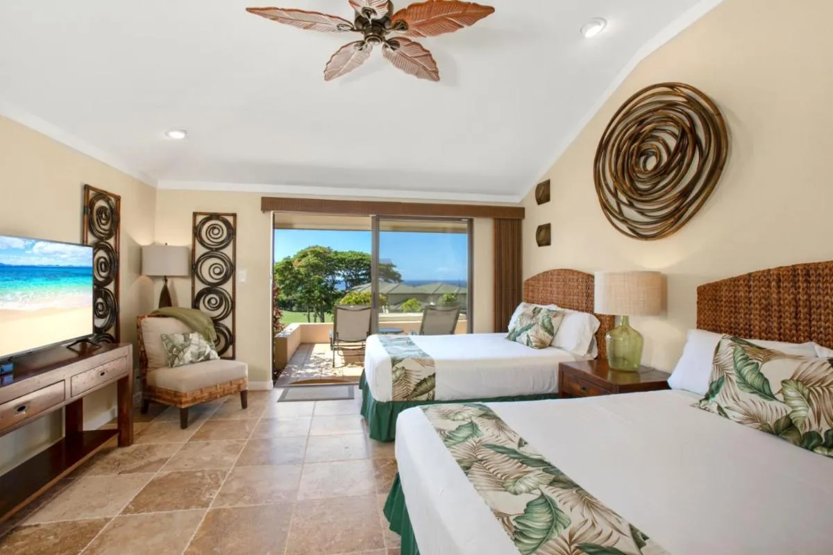 Image 1 of KBM Resorts: Kapalua Golf Villa KGV-25P6 Remodeled with Ocean Views Includes Rental Car