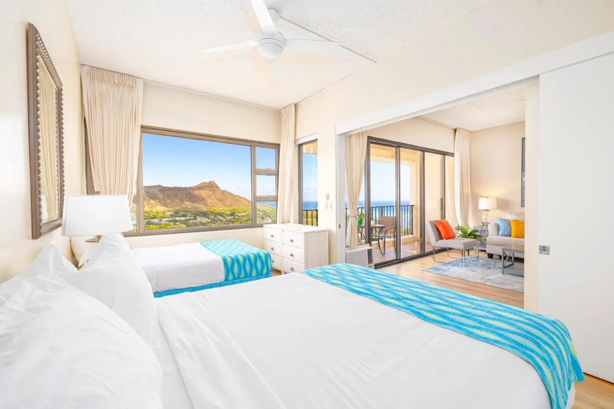Image 1 of Ocean View Oasis with Free Parking, A Waikiki Gem!