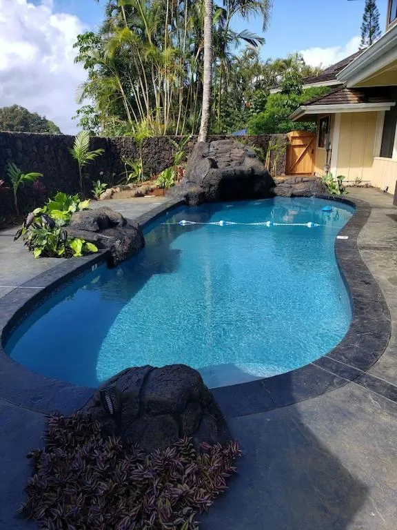 Image 3 of Paradise Awaits Private resort style salt water pool w/waterfall features & A/C