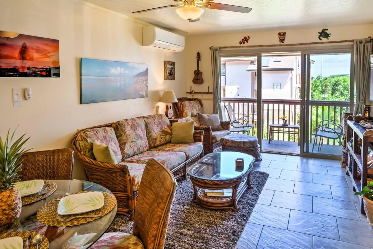 Image 4 of Pristine Lihue Condo with Balcony Walk to Beach!