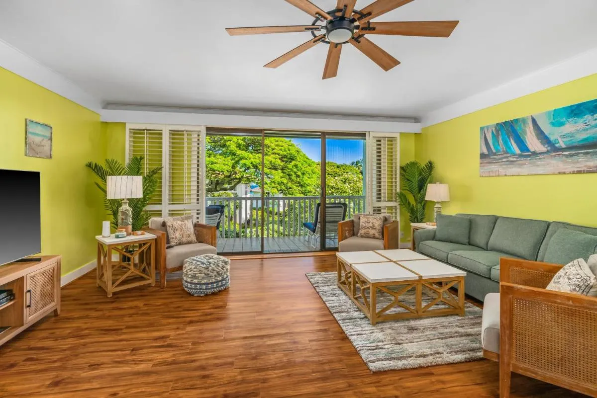 Image 5 of Step to beach New Quiet Kiahuna Plantation Remodeled 2 bedroom condo with AC