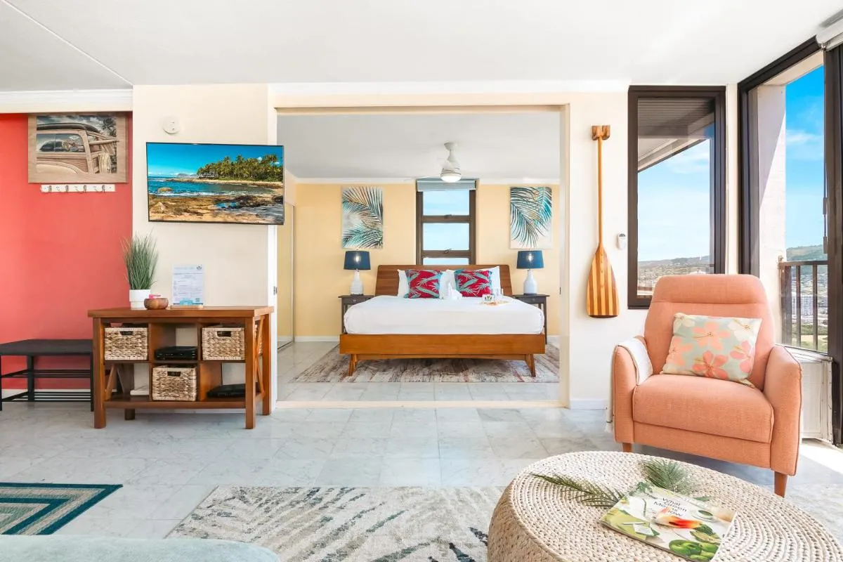 Image 1 of Stylish 1BR Condo with Mountain View & Free Parking!