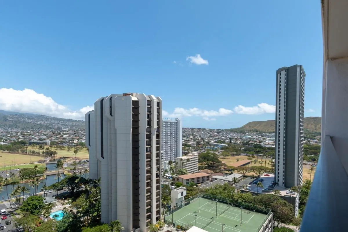 Image 1 of 21st Floor Condo With View of Ko’olau Mountains and the Ala Wai Canal condo