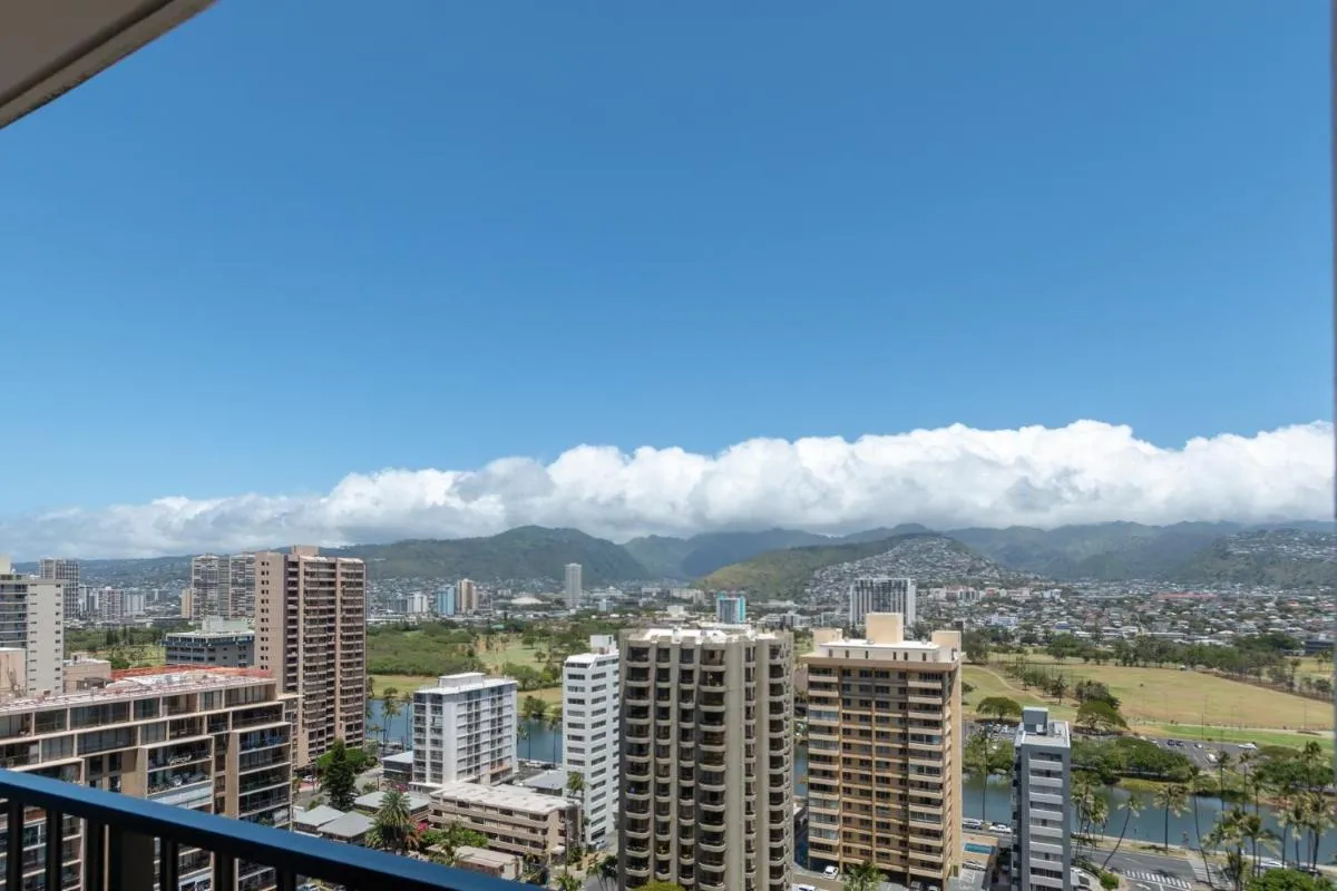 Image 2 of 21st Floor Condo With View of Ko’olau Mountains and the Ala Wai Canal condo