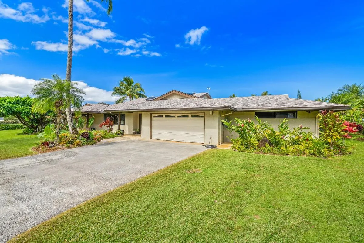 Image 1 of 4Br 2Ba Newly Furnished Princeville Home, AC, Pool, Tennis