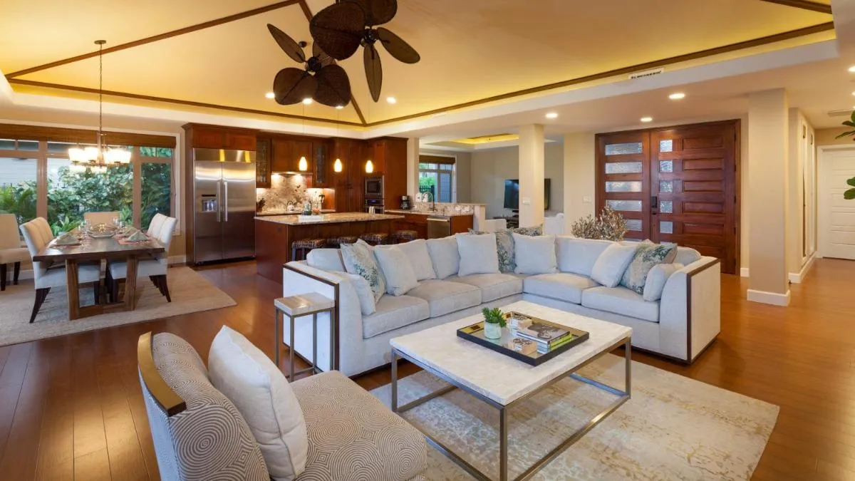 Image 1 of BLUE LAGOON Single Level 4BR KaMilo Home with Pool and Cottage
