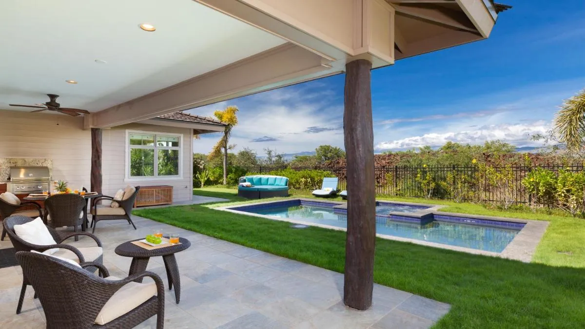 Image 5 of BLUE LAGOON Single Level 4BR KaMilo Home with Pool and Cottage