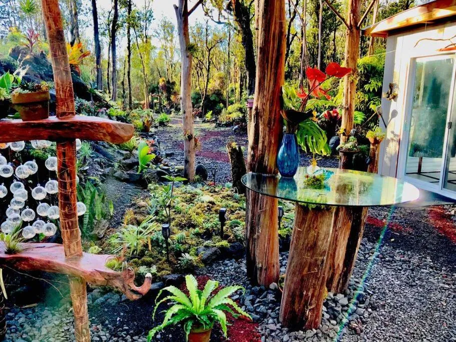 Image of Exotic Garden cottage at amazing volcano fissure