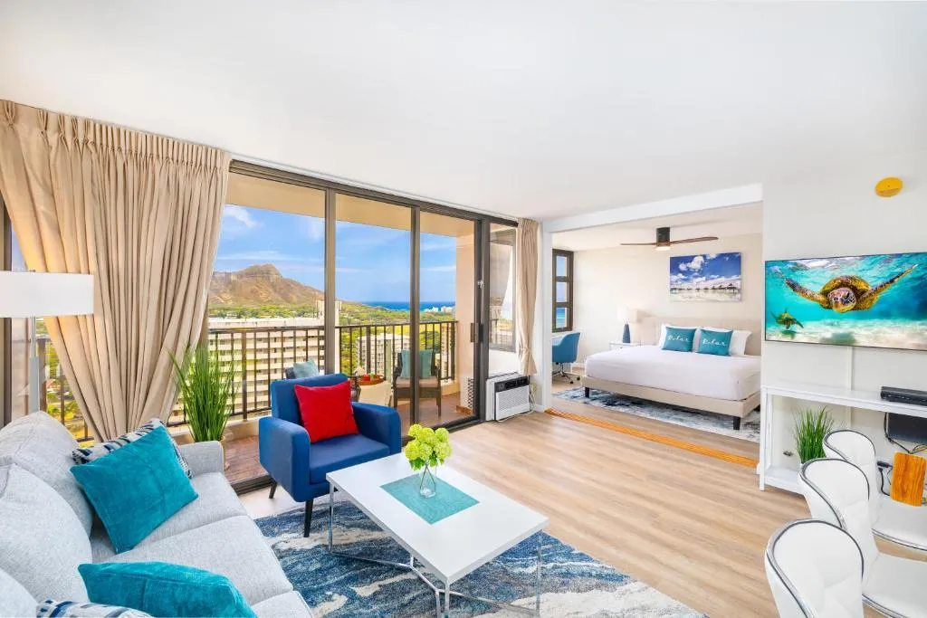 Image of Fabulous Ocean & Diamond Head View with Free Parking!