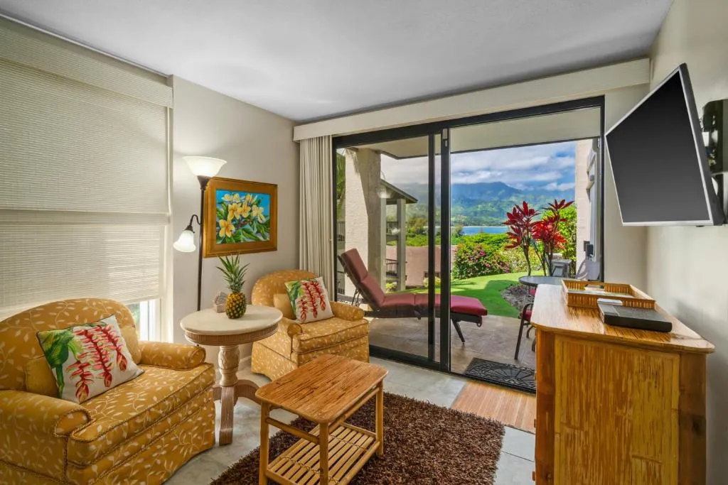 Image of Ground Floor Studio 4101 at Hanalei Bay Resort, Ocean View, Pool, Tennis