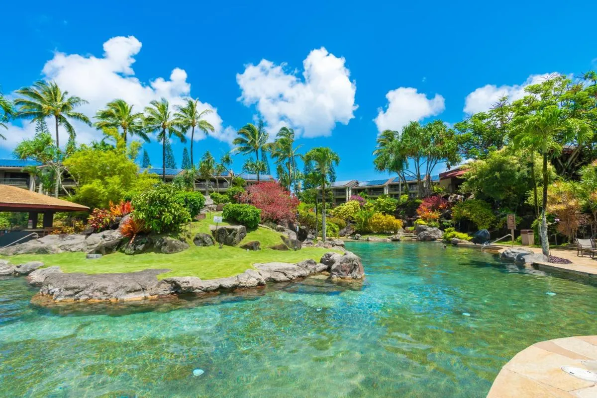 Image 4 of Ground Floor Studio 4101 at Hanalei Bay Resort, Ocean View, Pool, Tennis