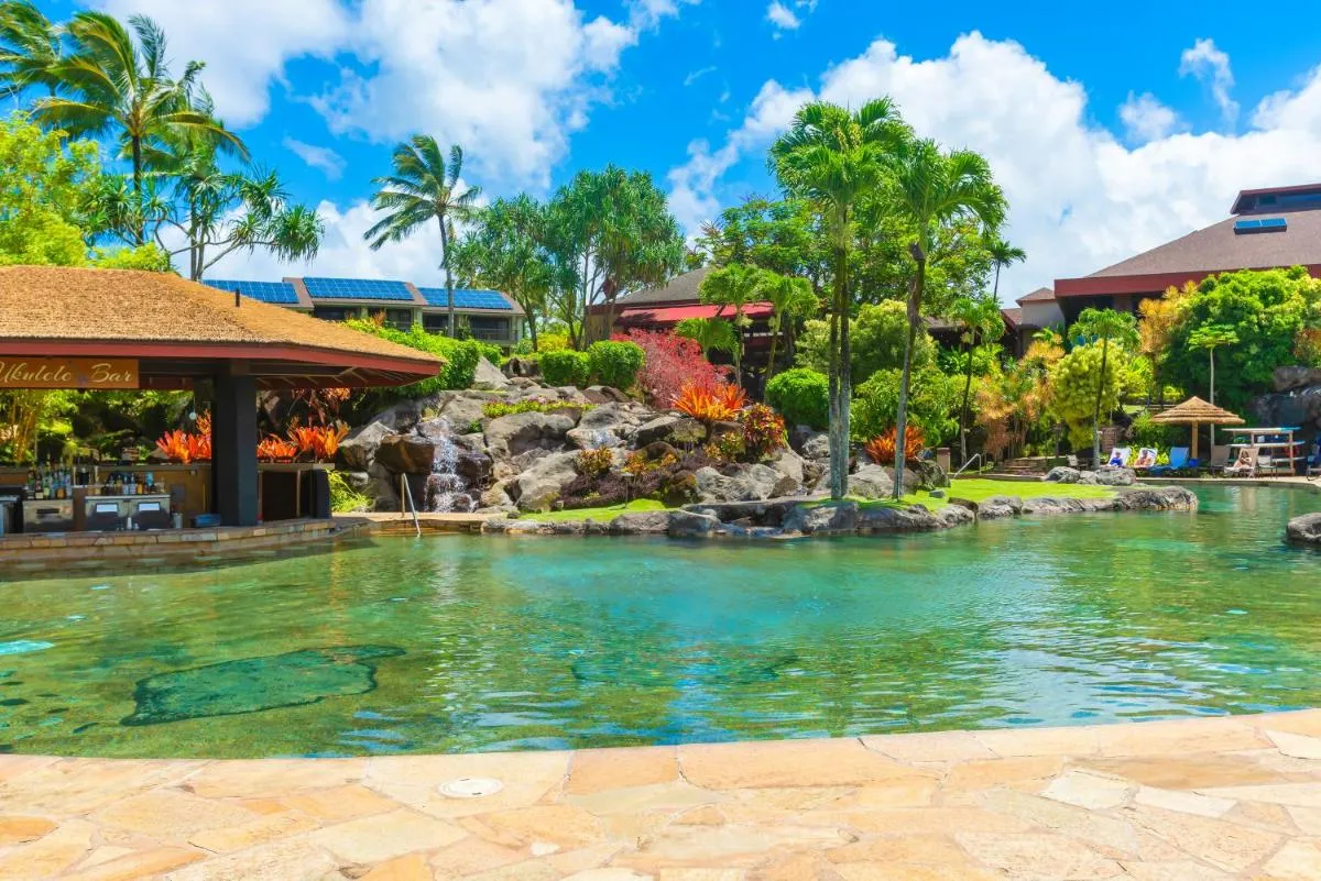 Image 6 of Ground Floor Studio 4101 at Hanalei Bay Resort, Ocean View, Pool, Tennis