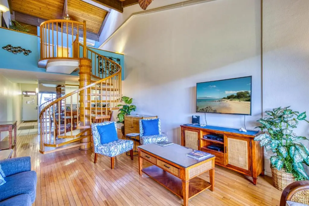Image of Kamaole Sands 7-406, Courtyard & Ocean Views, AC