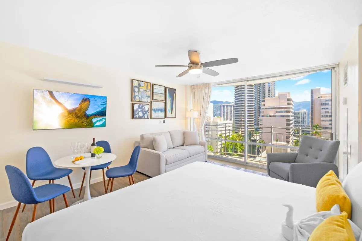 Image 1 of Newly Renovated Ilikai Marina Studio – Near Beach!