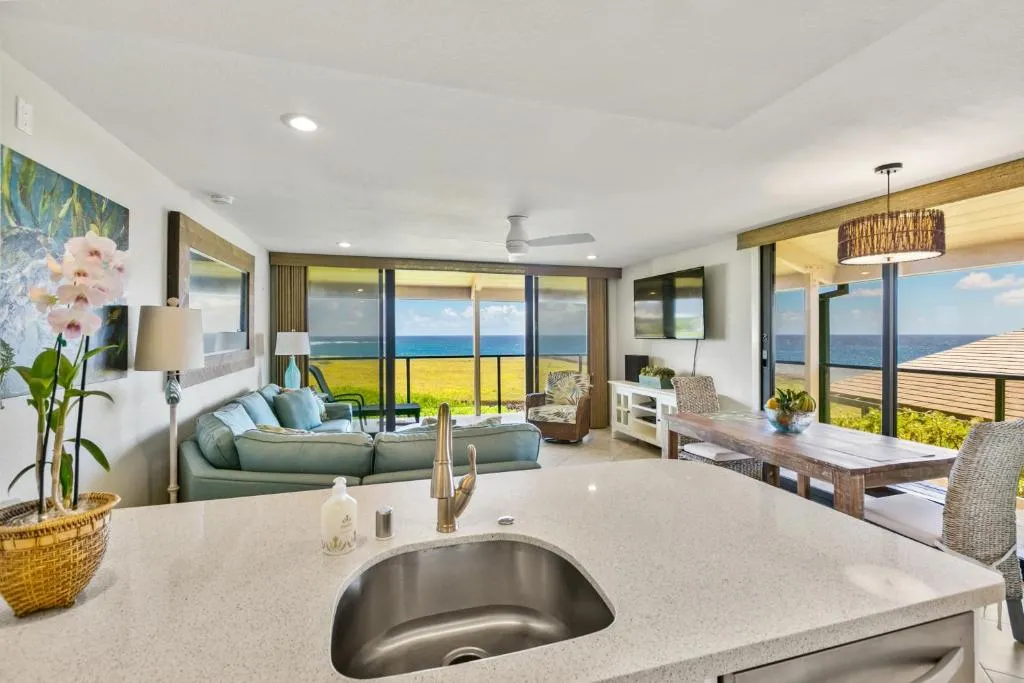 Image of Renovated 2br Condo with Ocean Views – Alekona Kauai