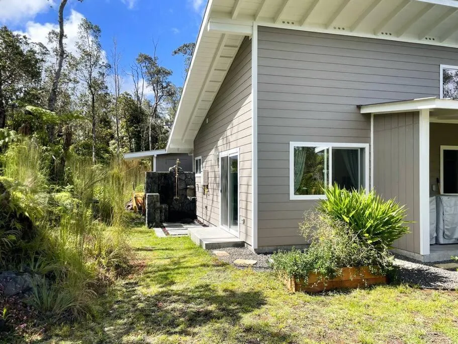 Image 6 of Serene Modern Escape with fireplace and outdoor shower