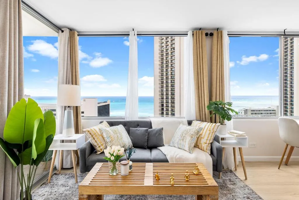 Image of Stylish 1-BR Condo with Breathtaking Ocean Views