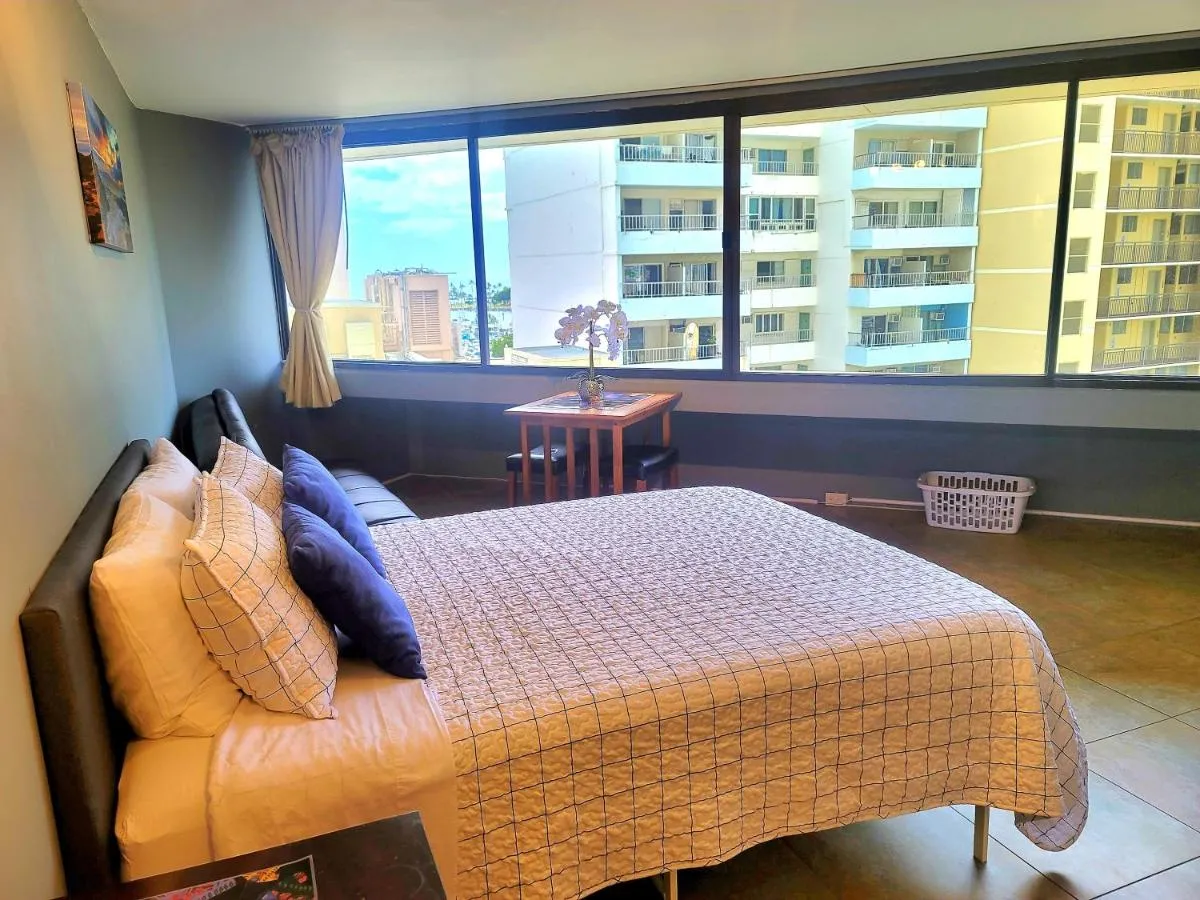Image 1 of Waikiki Studio Steps to Beach-Mall Free Parking-WiFi