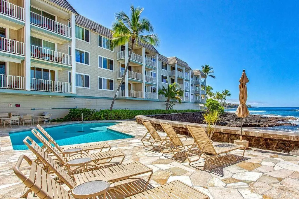 Image 1 of Wonderful Modern Oceanfront Condo – Hale Kona Kai 408 by Casago Kona