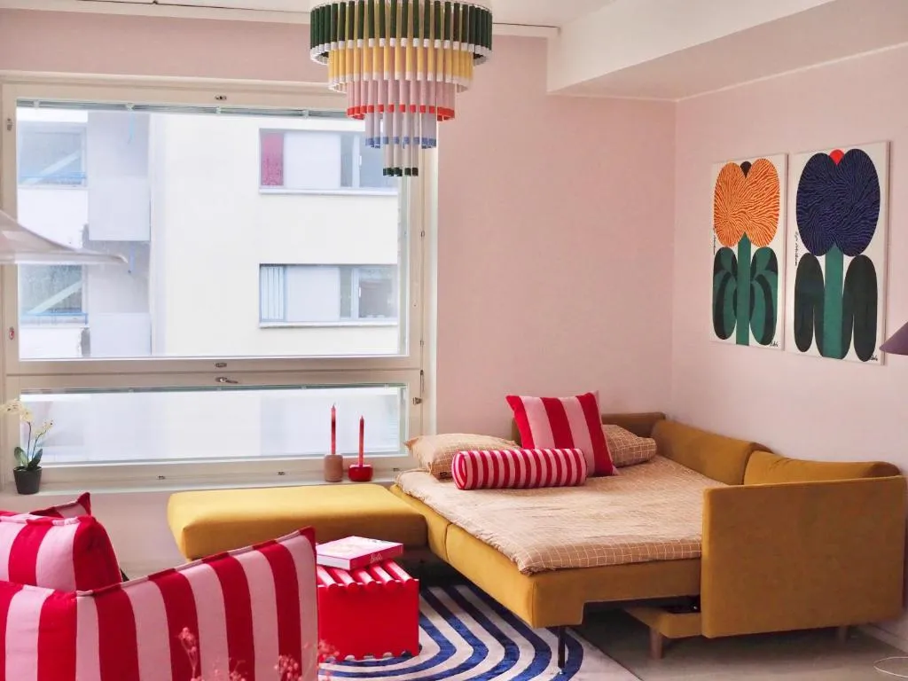 Image of Candy-Colored Two-Room Condo with Sweet views