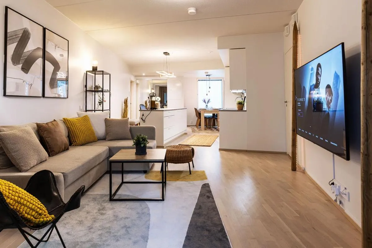 Image 3 of Stylish Scandinavian Suite – Sauna, Harbor & Free Parking