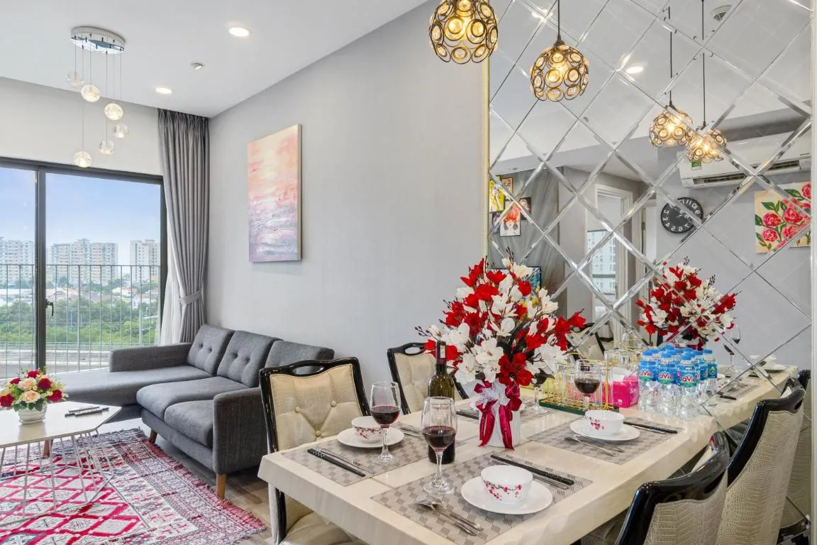 Image 1 of Cozy 2 Bedroom Condo in Masteri Thao Dien, Fully Furnished With Full Amenities