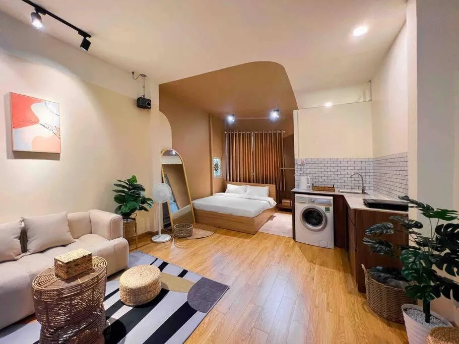 Image 1 of Cozy Modern Place w/Projector @ Near Pink Church