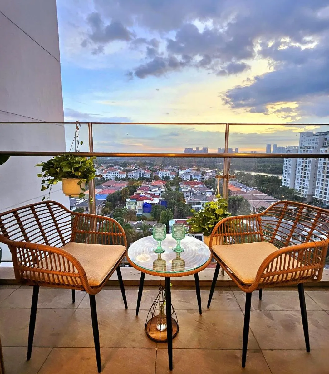 Image 4 of Homely apartment with balcony and garden view in Happy Residence, Phu My Hung