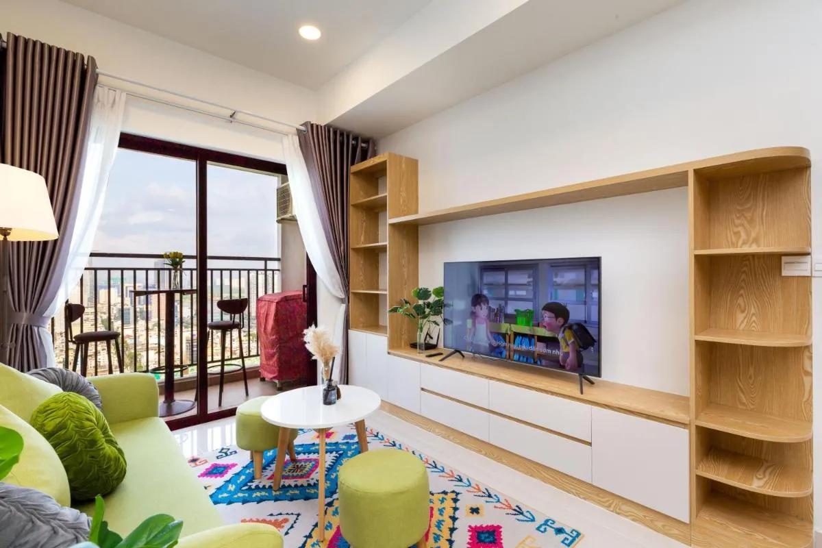 Image 5 of Yu Stay Green Premium Luxury 2bedrooms Condotel in D1 near Bui Vien Street