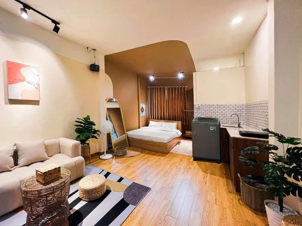 Image 1 of Cozy Modern Place with Projector – Near PINK CHURCH