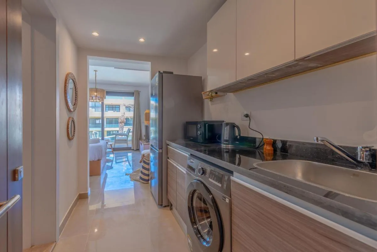 Image 2 of Boho-Chic Studio Apartment in G-Cribs, Pool View