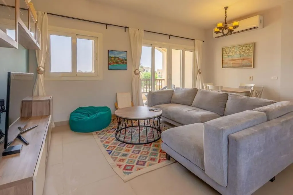 Image of Peaceful 2-Bedroom in Waterside, El Gouna. Pool & Lagoon