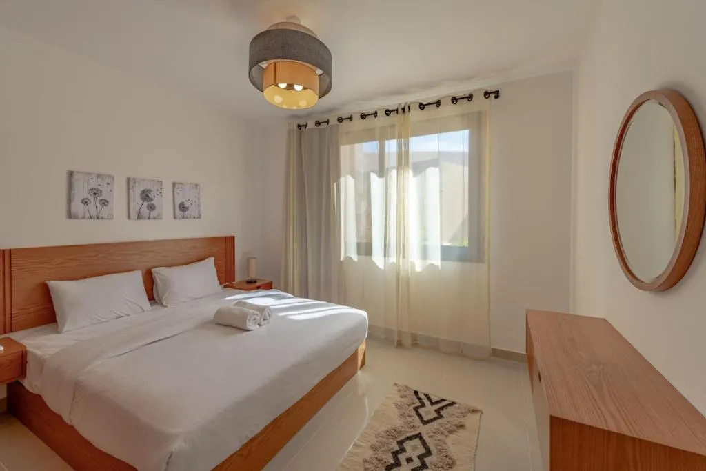 Image of Modern 1-Bedroom Apartment in G-Cribs, El Gouna, pool access